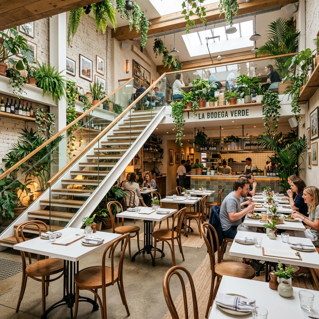 Interior del restaurante Entre Nos